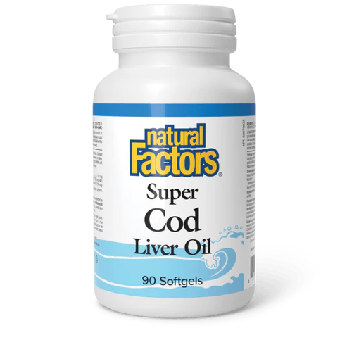 SUPER COD LIVER OIL 90SG NATURAL FACTORS