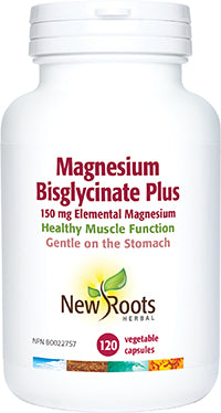 MAGNESIUM BISGLYCINATE 150MG 120 CAPS NEW ROOTS