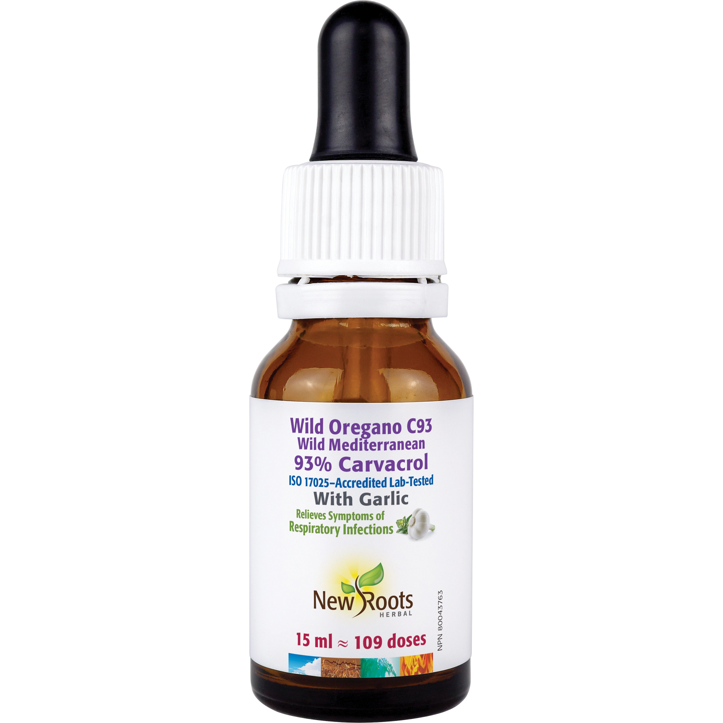 WILD OREGANO WITH GARLIC 15ML NEW ROOTS