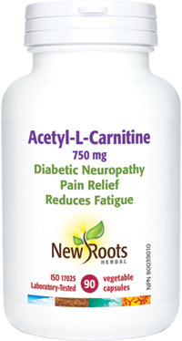 ACETYL-L-CARNITINE 750MG 90 CAPS NEW ROOTS