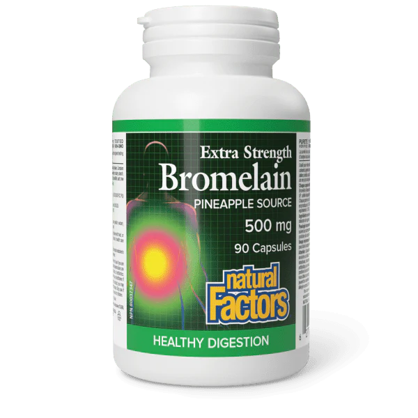BROMELAIN 500MG 90CAP NATURAL FACTORS