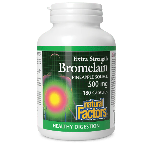 BROMELAIN EXTRA STRENGTH 500MG 180CAP NATURAL FACTORS