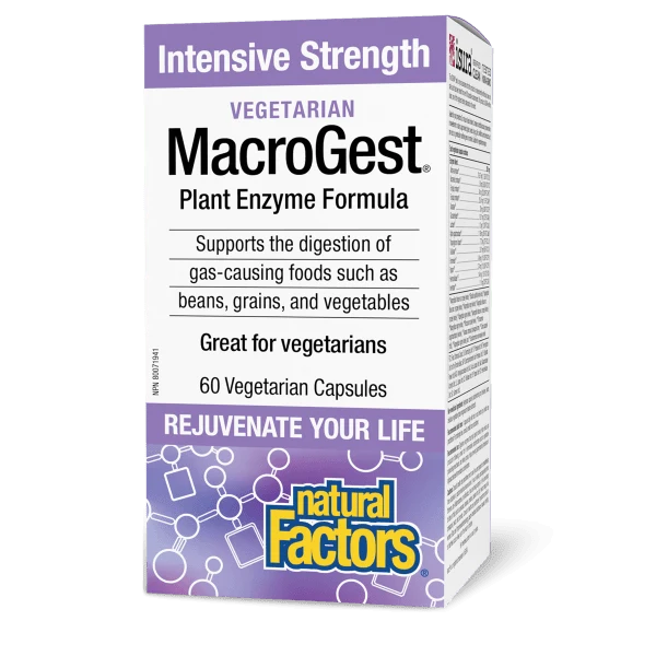 MACROGEST VEGETARIAN INTENSIVE STRENGTH 60VCAP NATURAL FACTORS