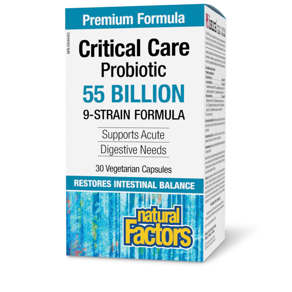 CRITICAL CARE PROBIOTIC 55B 30CAP NATURAL FACTORS