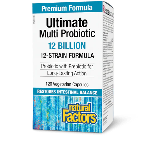 ULTIMATE MULTI PROBIOTIC 12BIL 120CAP NATURAL FACTORS