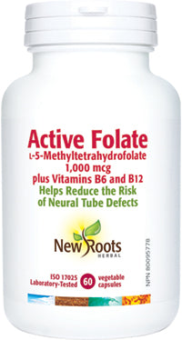 ACTIVE FOLIC ACID 1MG 60 CAPS NEW ROOTS