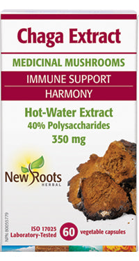 CHAGA MUSHROOM 60 CAPS NEW ROOTS