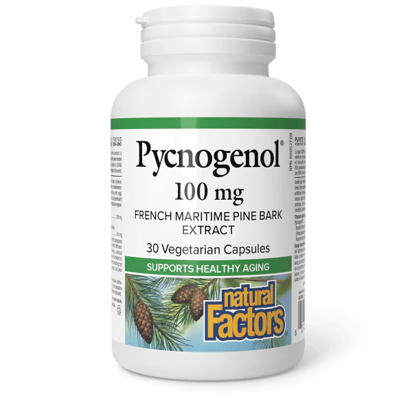 PYCNOGENOL 100MG 30CAP NATURAL FACTORS