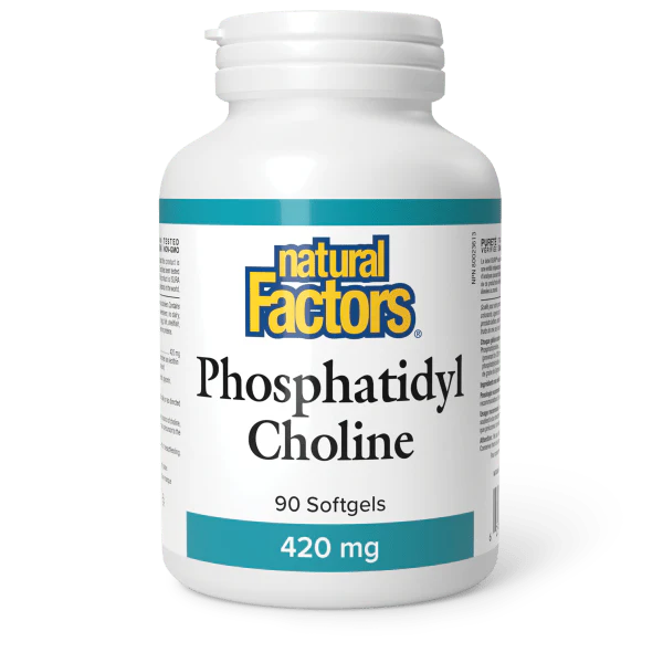 PHOSPHATIDYL CHOLINE 420MG 90CAP NATURAL FACTORS