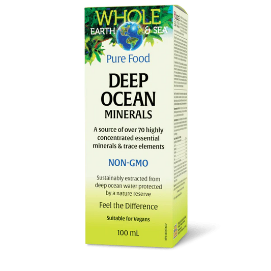 WHOLE EARTH & SEA DEEP OCEAN MINERALS 100ML NATURAL FACTORS