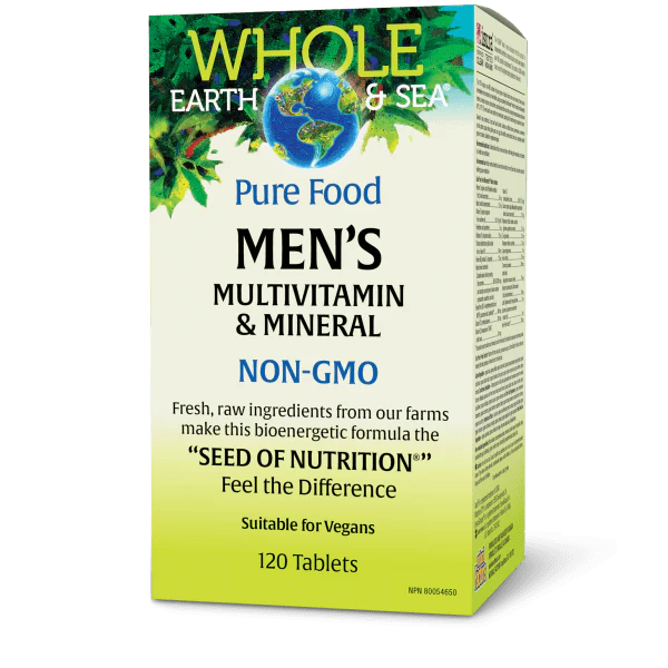 WHOLE EARTH & SEA MEN'S MULTI 120TABS NATURAL FACTORS