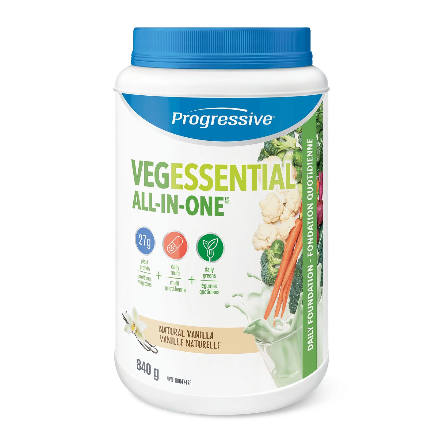 VEGESSENTIAL 840G VANILLA PROGRESSIVE