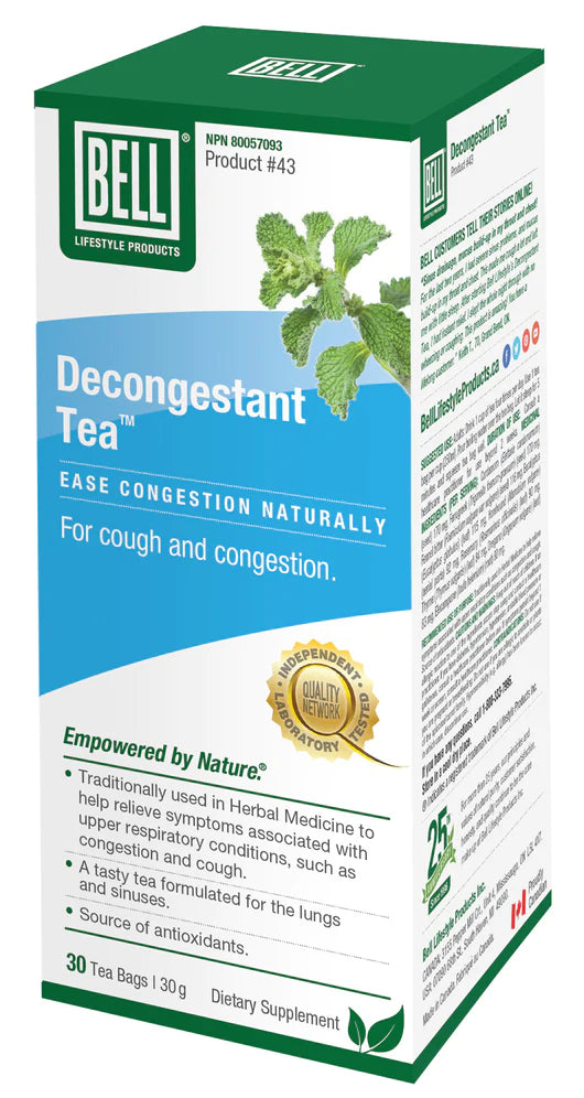 DECONGESTANT TEA 30 BAGS BELL LIFESTYLE