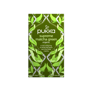 SUPREME MATCHA GREEN 20 BAGS PUKKA
