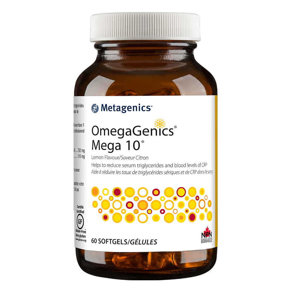 OMEGAGENICS MEGA10 60GEL METAGENICS