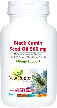 BLACK CUMIN SEED OIL 500MG 120 CAPS NEW ROOTS