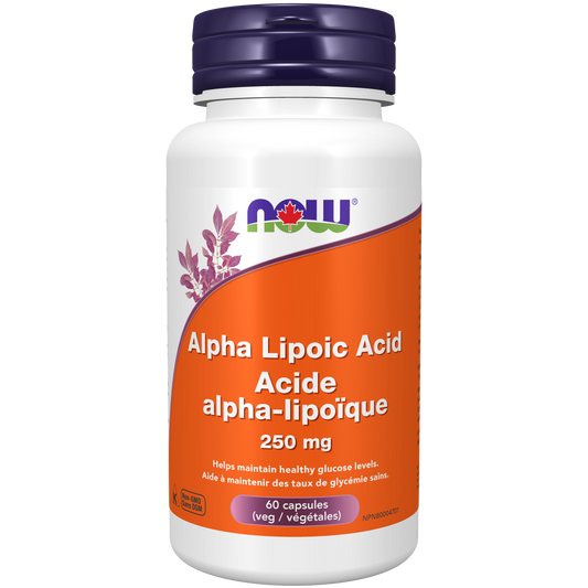 ALPHA LIPOIC ACID 250MG 60 CAPSULES NOW