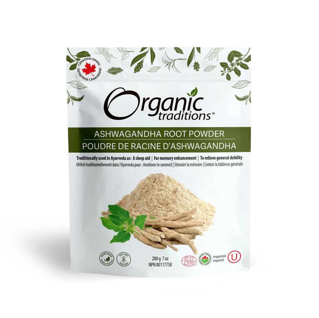 ASHWAGANDHA ROOT PWD 200G ORGANIC TRADITIONS