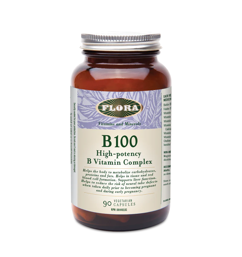 VITAMIN B COMPLEX 100MG 90CAPS FLORA