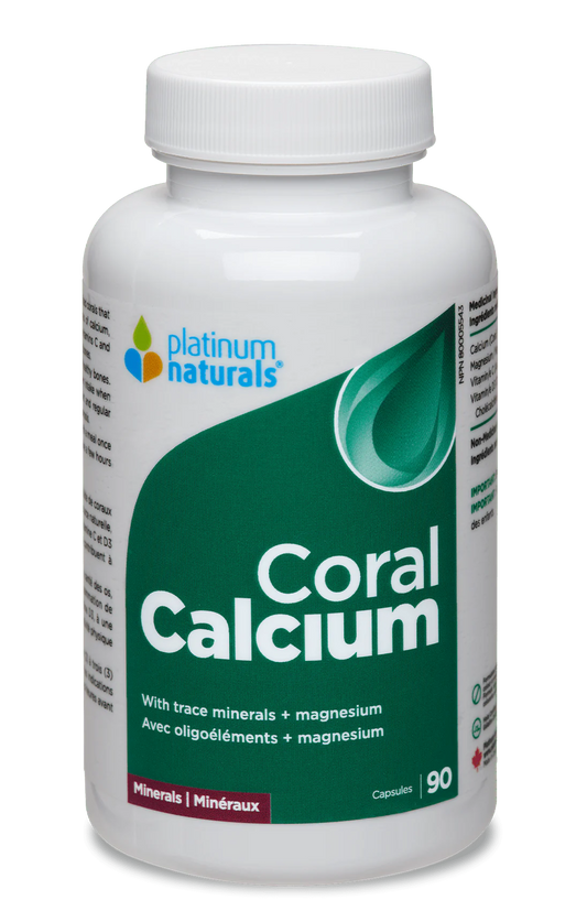 CORAL CALCIUM 90 CAPS PLATINUM NATURALS
