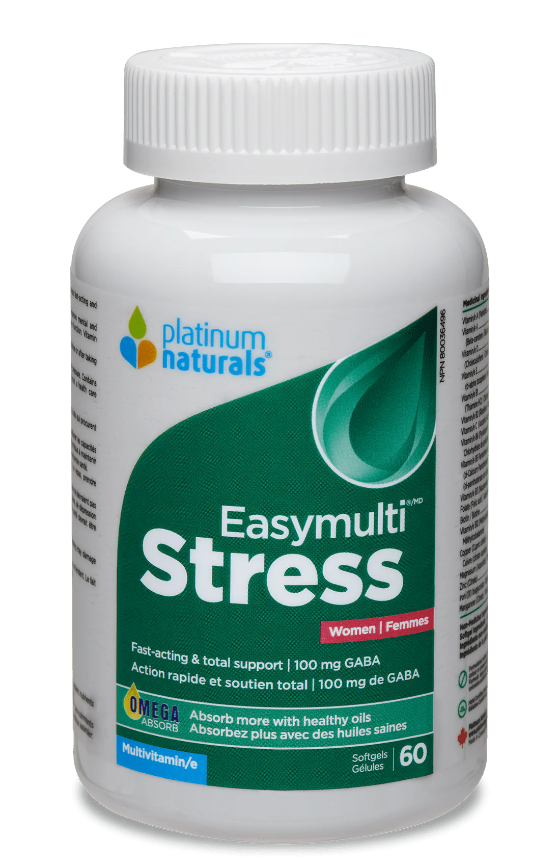 EASYMULTI STRESS WOMEN 60SG PLATINUM NATURALS