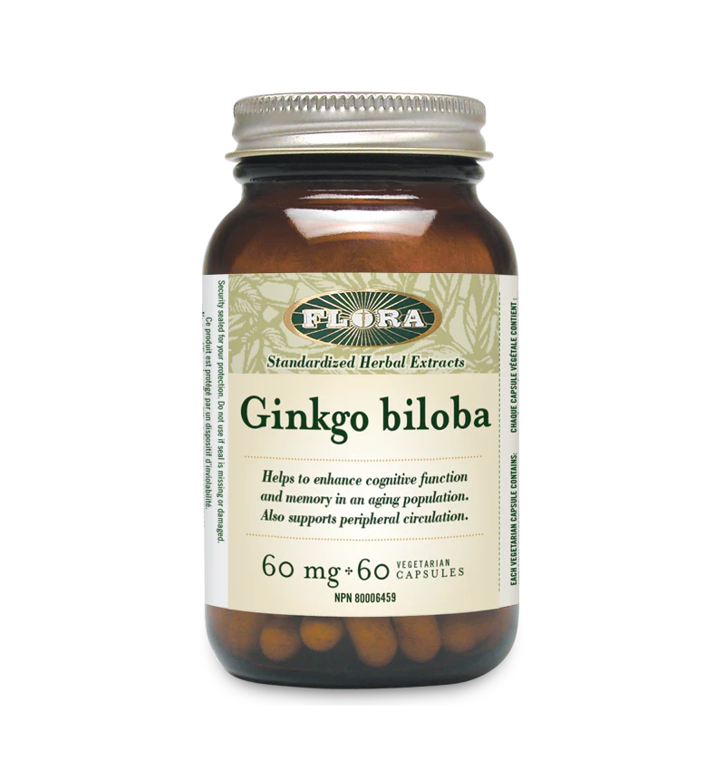 GINGKGO BILOBA 60MG 60CAPS FLORA