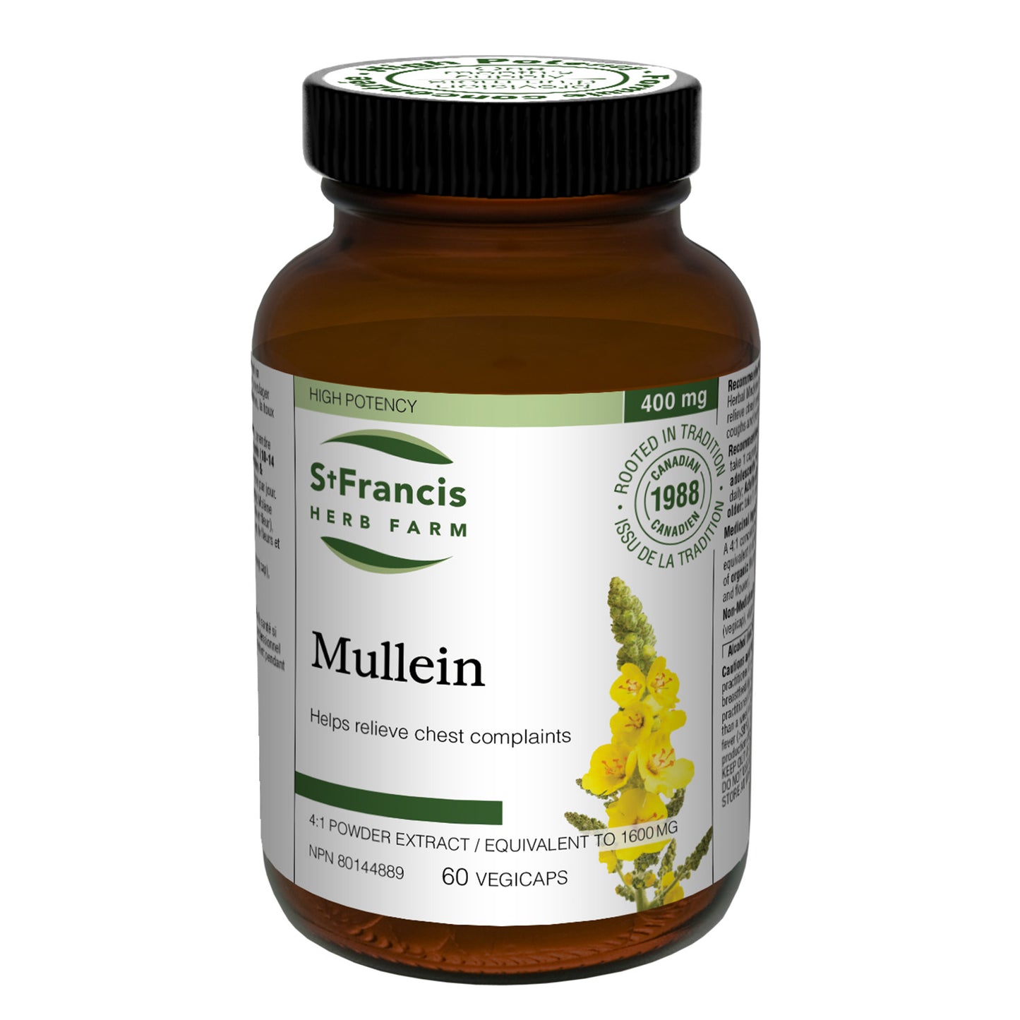 MULLEIN 400MG 60CAP ST. FRANCIS