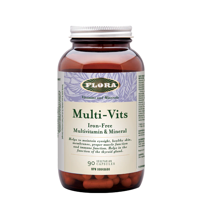 MULTI -VITAMINS IRON FREE 90CAP FLORA