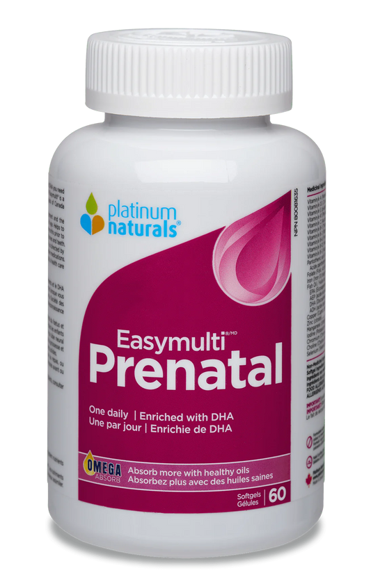 EASYMULTI PRENATAL 120 SOFT GELS PLATINUM NATURALS