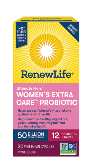 WOMEN'S EXTRA CARE PROBIOTIC 50BIL 60VC RENEW LIFE
