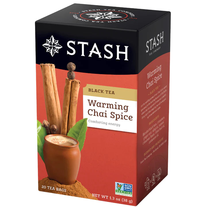 CHAI SPICE TEA 20 BAGS STASH