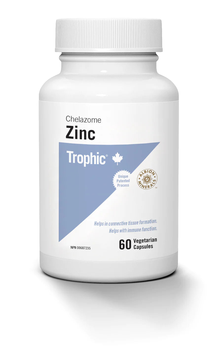 ZINC CHELAZOME 15MG 90CAPLET TROPHIC