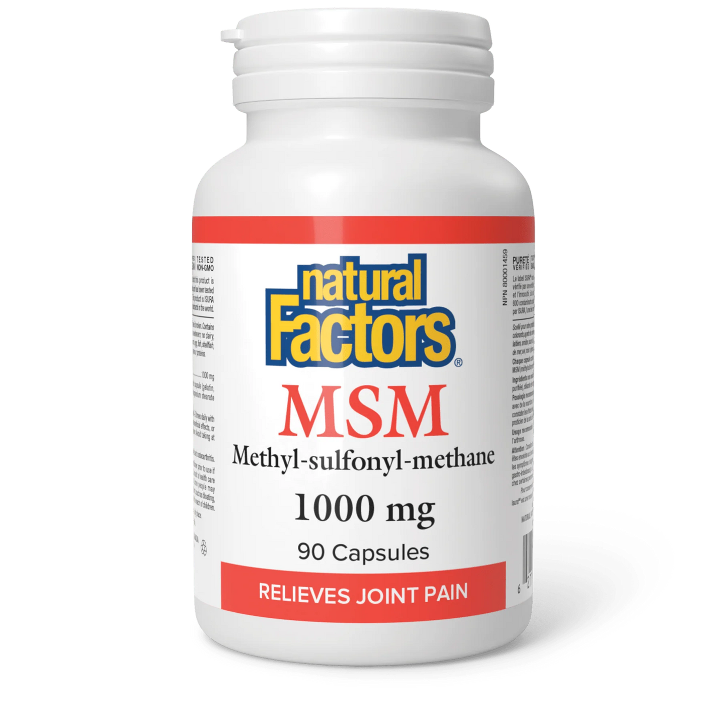 MSM 1000MG 90CAPS NATURAL FACTORS