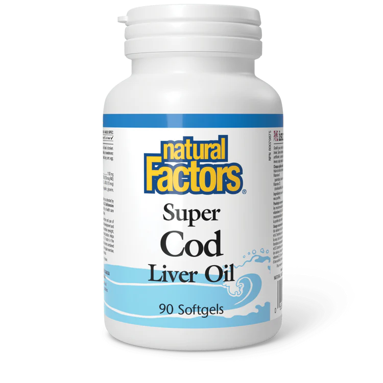 COD LIVER OIL 2500IU 90CAP NATURAL FACTORS