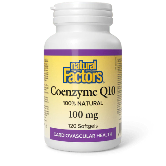 COENZYME Q10 100MG 120GELS NATURAL FACTORS