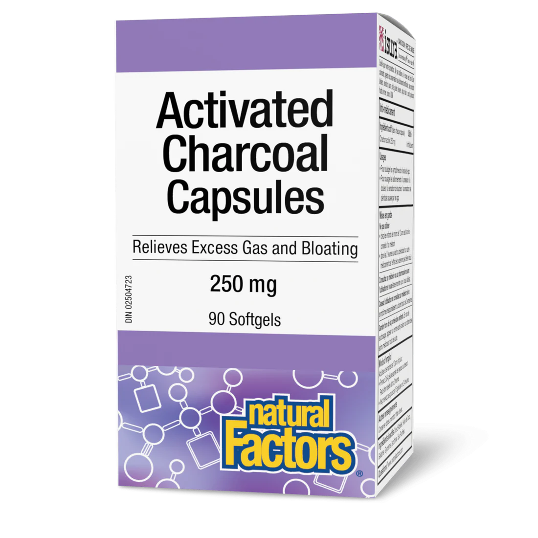 ACTIVATED CHARCOAL 90 SOFTGELS NATURAL FACTORS