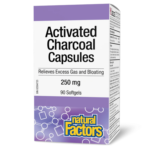 ACTIVATED CHARCOAL 90 SOFTGELS NATURAL FACTORS