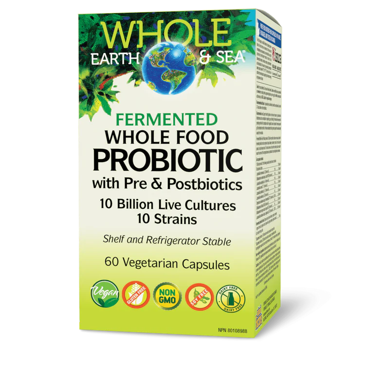 WHOLE EARTH&SEA PROBIOTIC 10BIL 60CAP NATURAL FACTORS