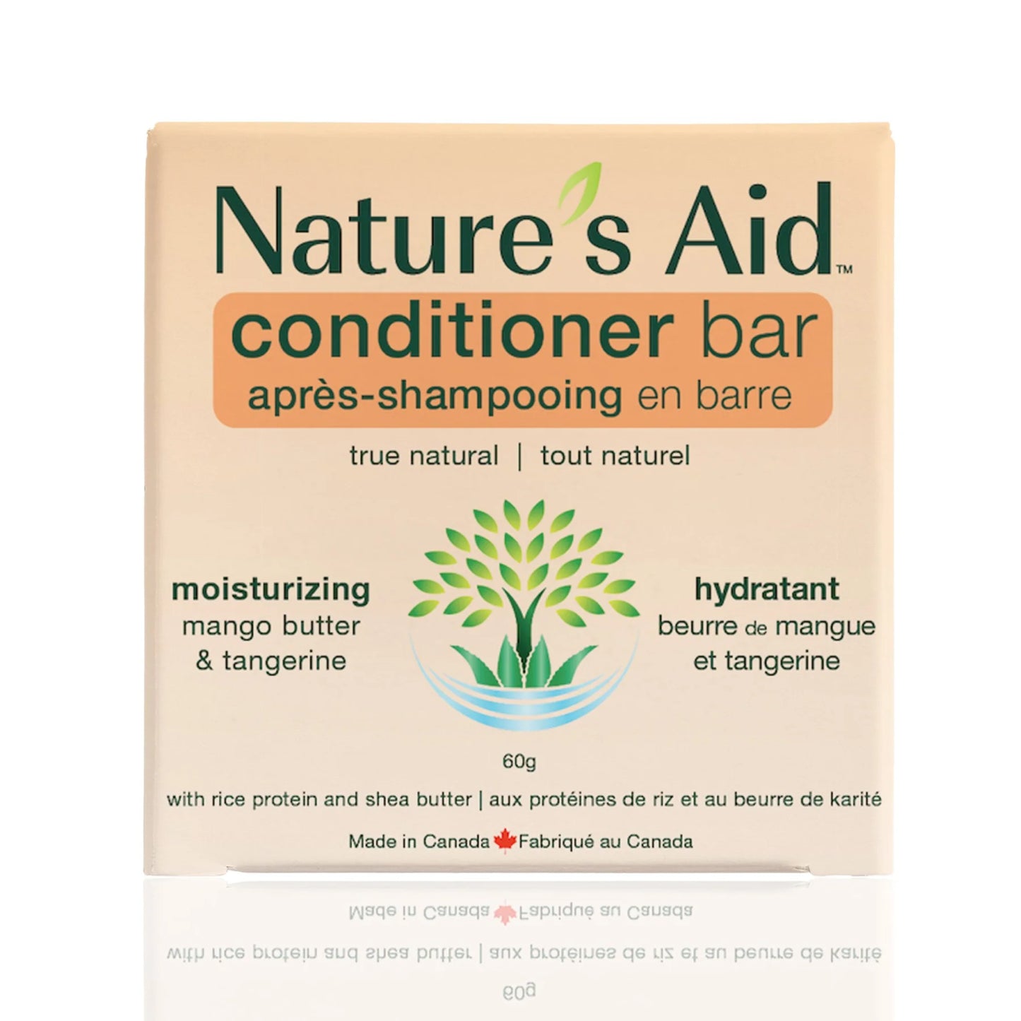 CONDITIONER BAR MANGO+TANGERINE 60G NATURE'S AID