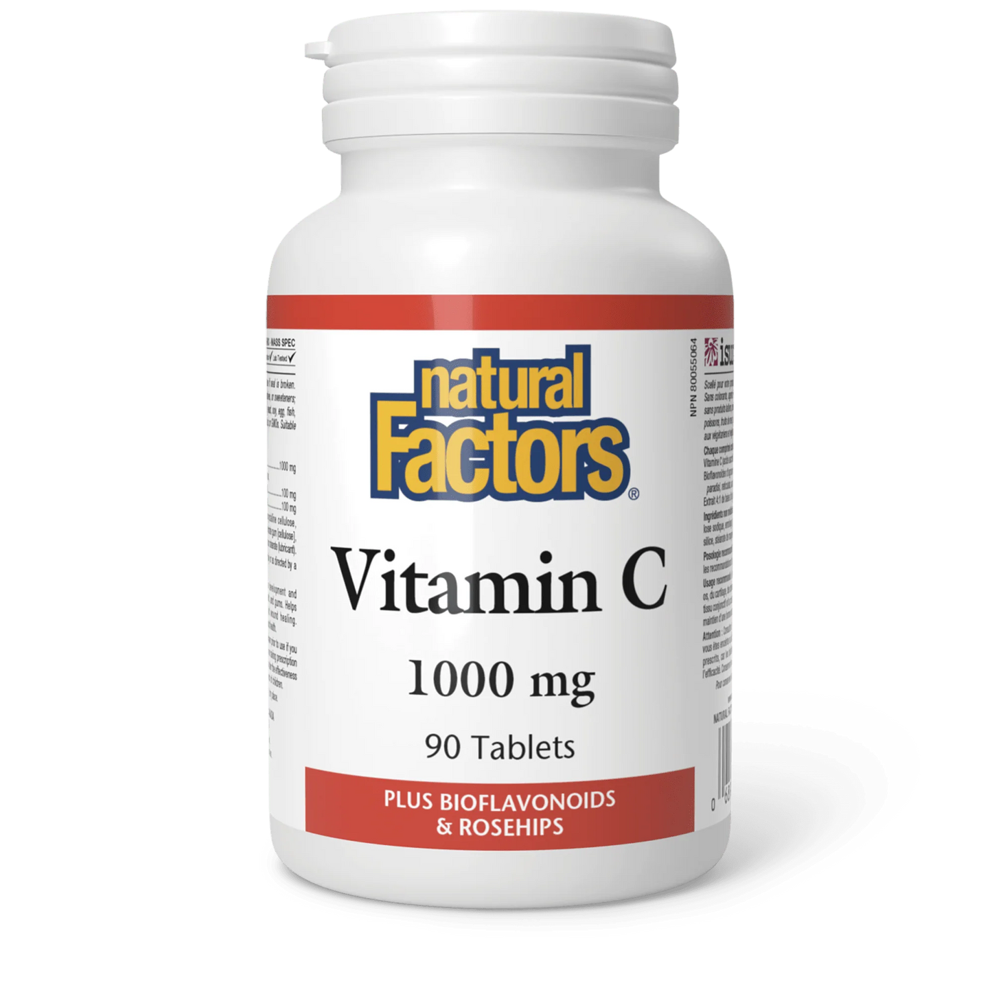 C 1000MG W BIOFLAVONOIDS 90TAB NATURAL FACTORS