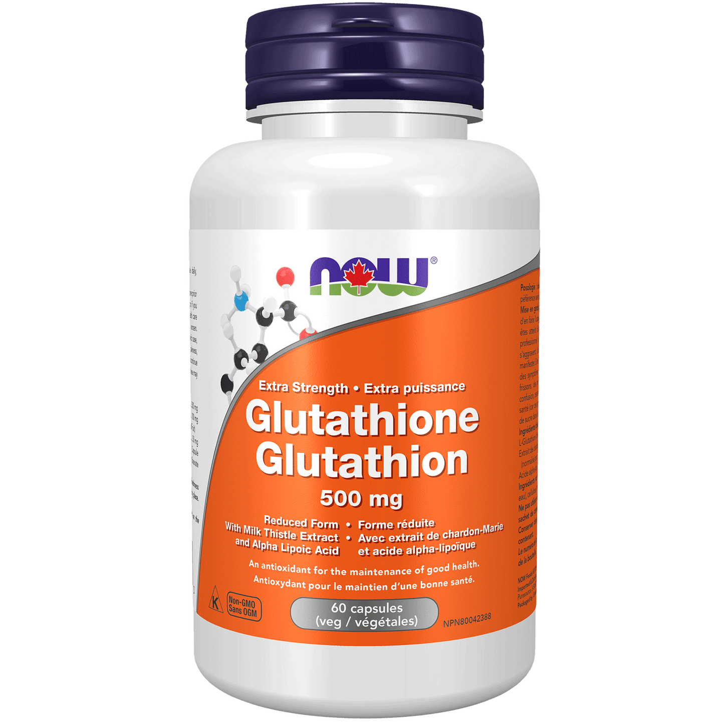 GLUTATHIONE 500MG 60 CAPS NOW