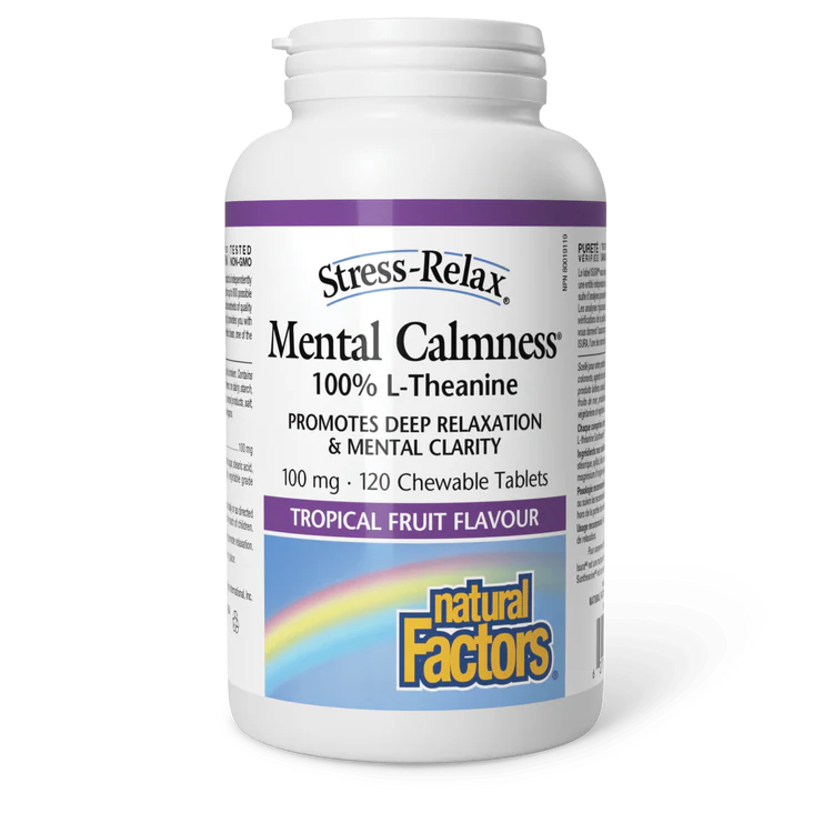 MENTAL CALMNESS 120CHEWS NATURAL FACTORS