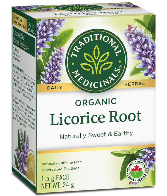 LICORICE ROOT TEA 16 BAGS TRADITIONAL MEDICINALS