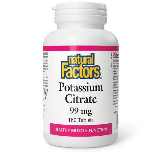 POTASSIUM CITRATE 99MG 9OTAB NATURAL FACTORS