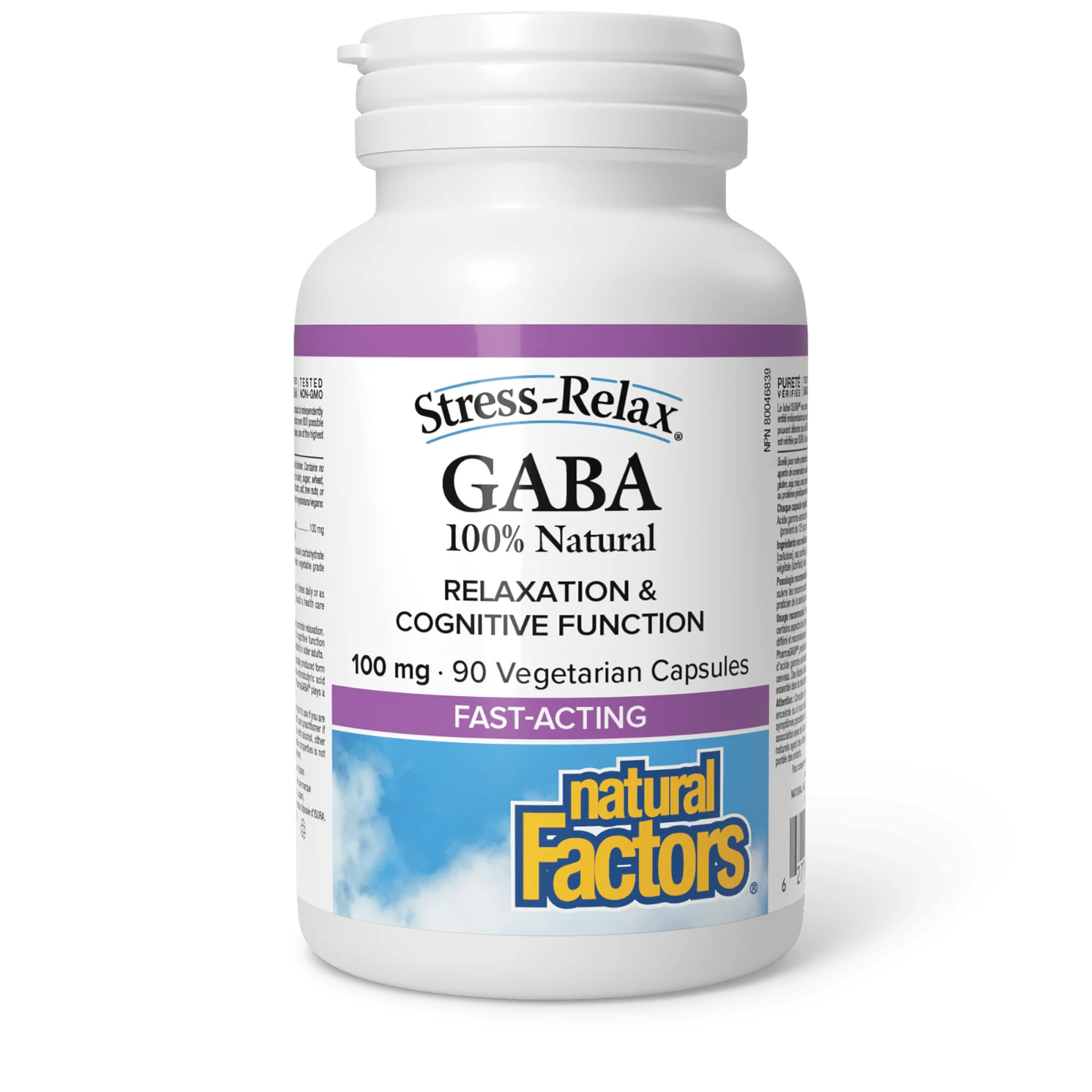 GABA 100MG 90CAP NATURAL FACTORS