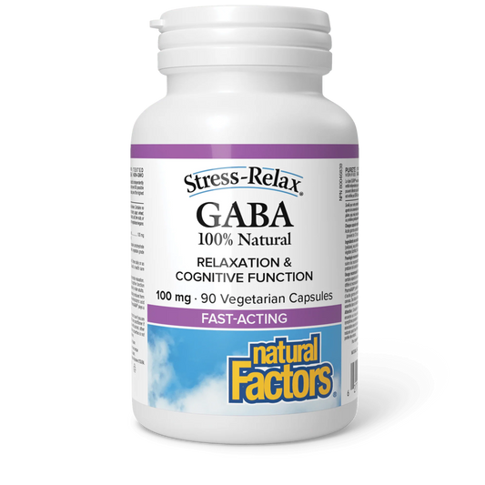 GABA 100MG 90CAP NATURAL FACTORS