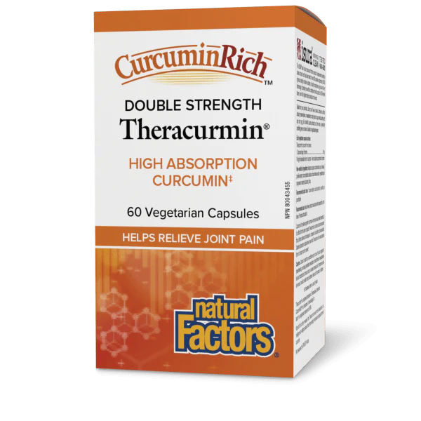 THERACURMIN DOUBLE STRENGTH 60CP NATURAL FACTORS