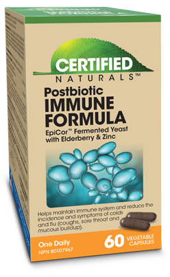 POSTBIOTIC IMMUNE FORMULA 60C CERTIFIED NATURALS