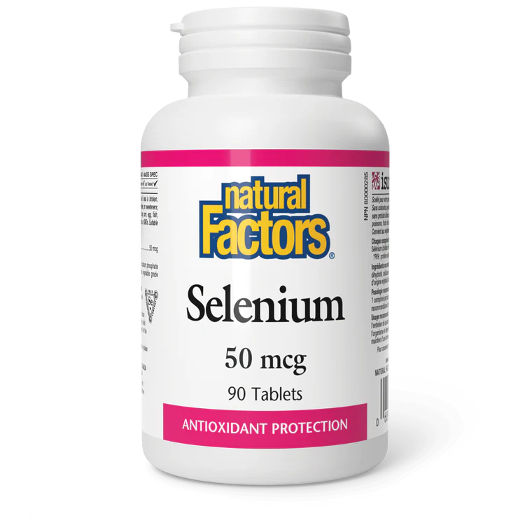 SELENIUM 50MCG 90TABS NATURAL FACTORS
