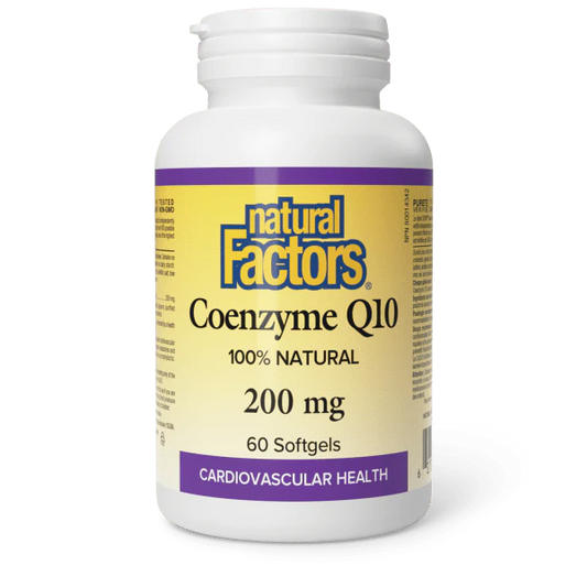 COENZYME Q10 200MG 60C NATURAL FACTORS